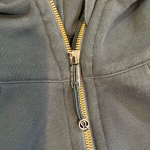 LULULEMON green/gold scuba hoodie